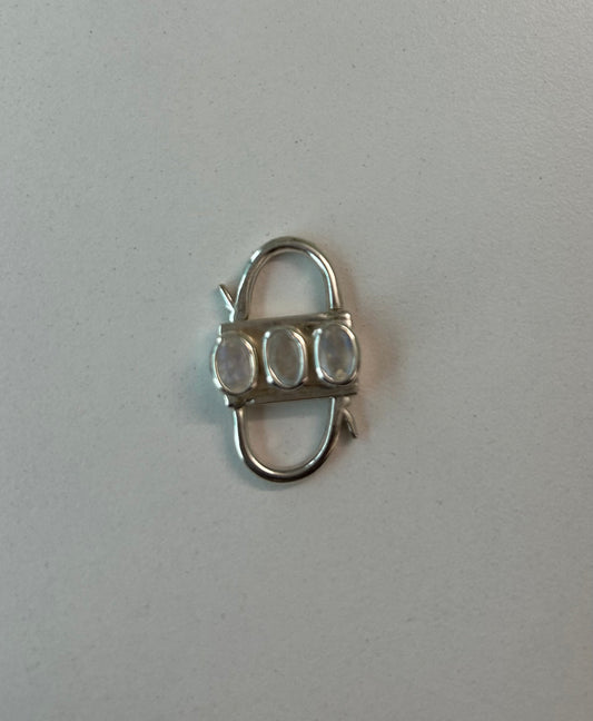 Moonstone Padlock Charm Connector